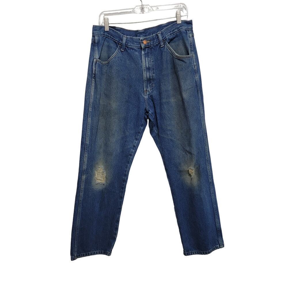 Rustler Bootcut Jeans Blue Size 32 VTG